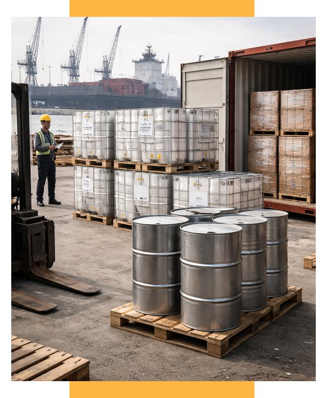 Доставка химического сырья из Индии от 253250 р. | СетСервис-Чнс