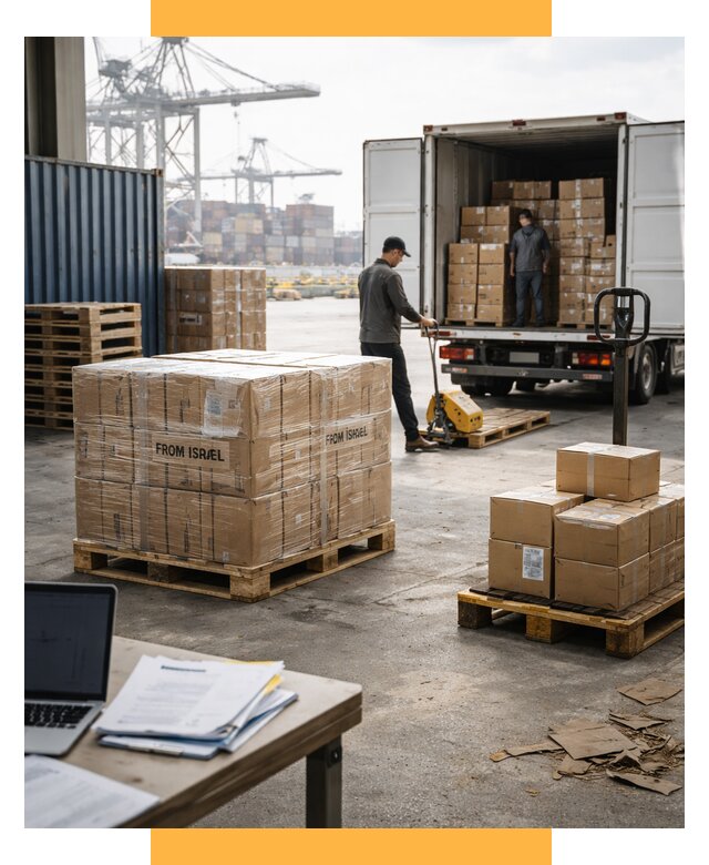 Доставка грузов из Израиля от 15195 р., логистика от СетСервис-Чнс
