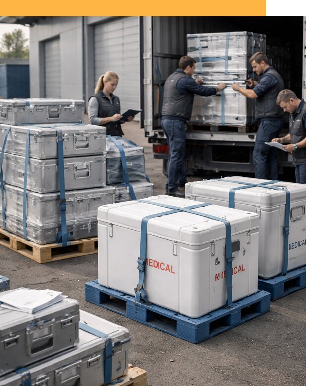 Перевозка медицинского оборудования по всему миру от 15195 руб