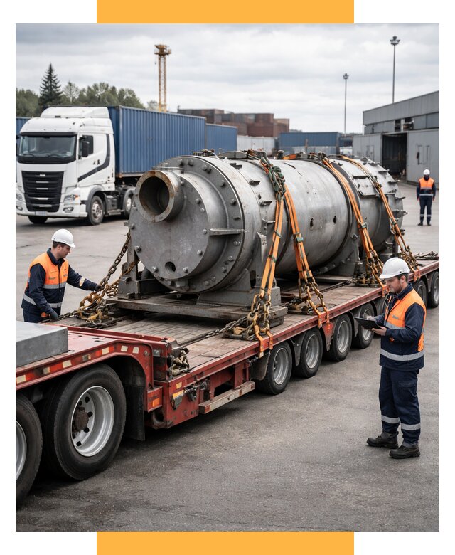 Перевозка тяжеловесных грузов под ключ от 151950 р. | СетСервис-Чнс