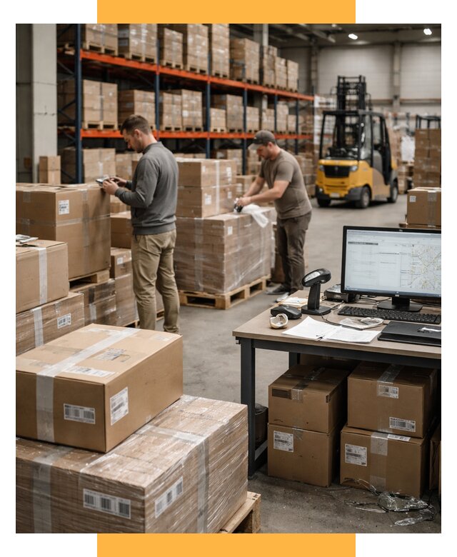 Склад консолидации в Европе от 6585 р., услуги СетСервис-Чнс